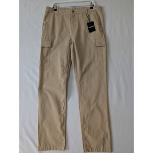 The Hundreds Cargo Pants Mens 36x32 Straight Khaki Cotton Travel‎ Outdoors New